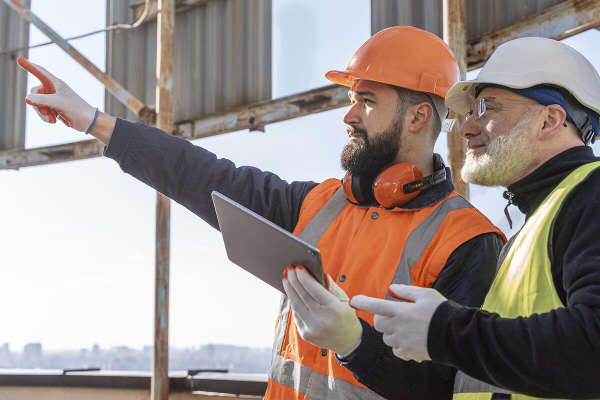 closeup-men-working-on-construction-site-using-digital-twin-software