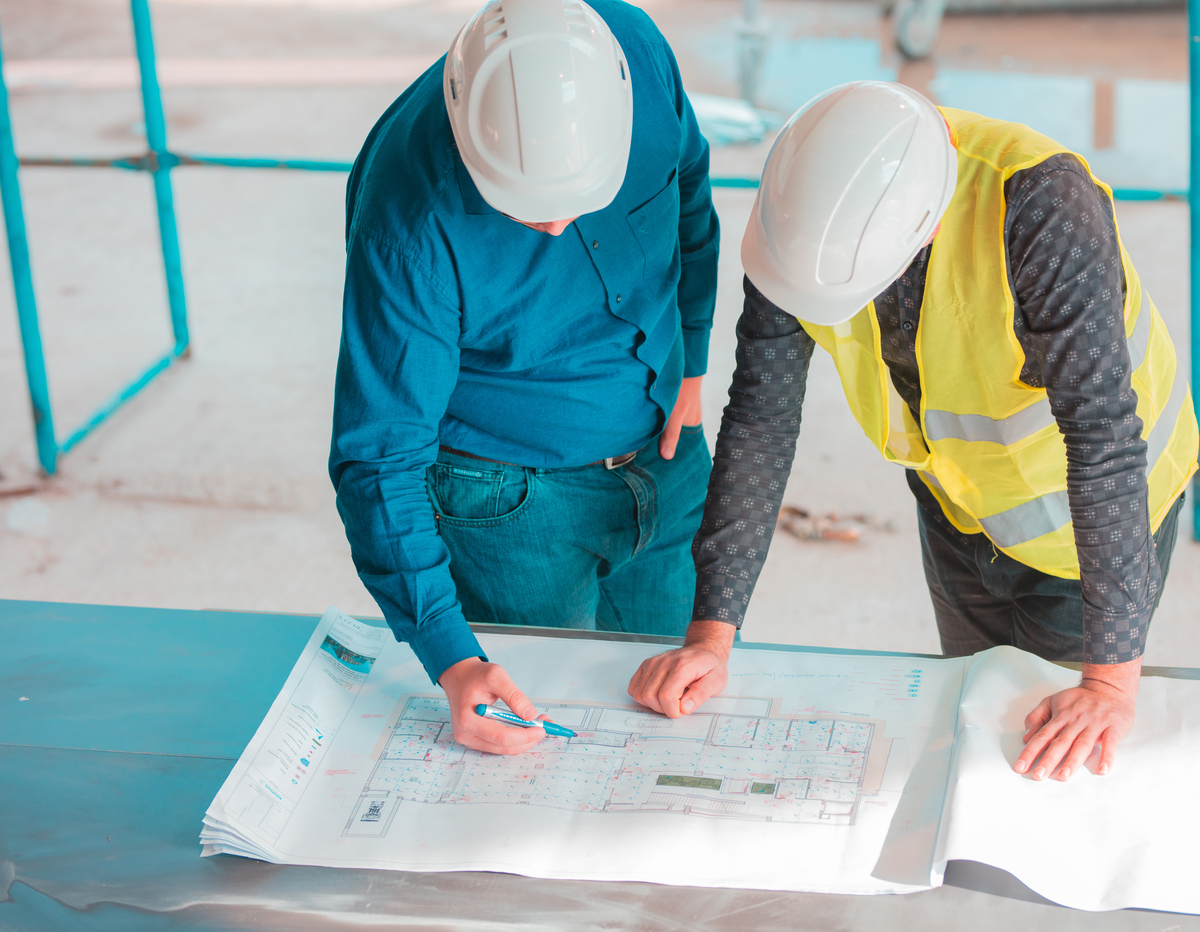 Two-Colleagues-Working-on-a-Project-Submittal-in-Construction