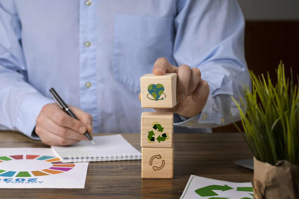 front-view-man-with-wooden-blocks-Circular-Economy-in-Construction