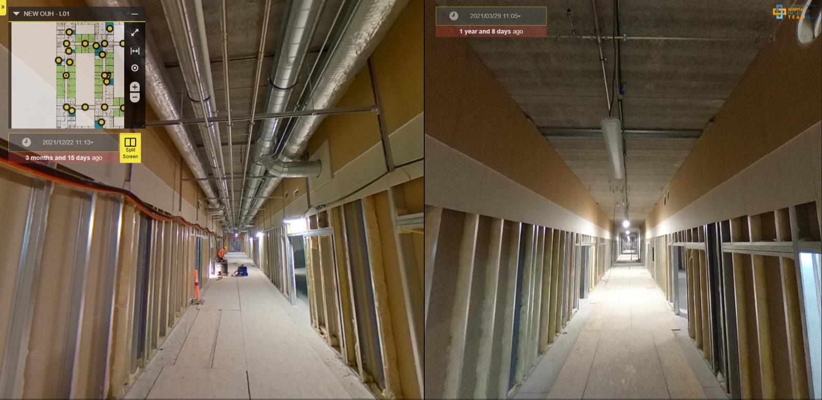 Construction site, New OUH